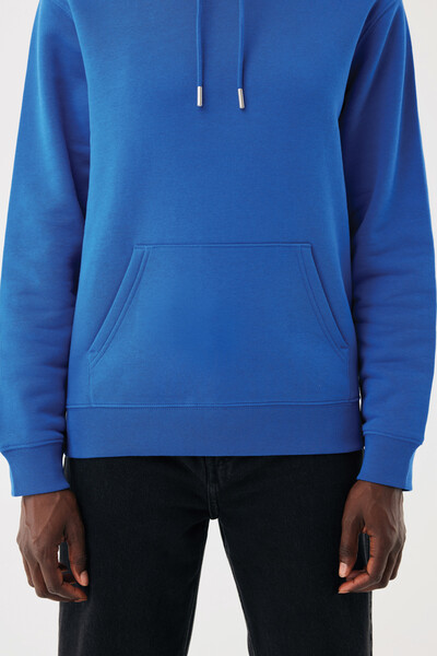 Sweat à capuche en coton recyclé IQONIQ Joshua - Bleu Royal / L