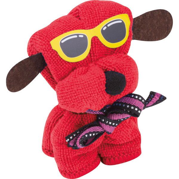 Cartoon towel FLAVIO - Red