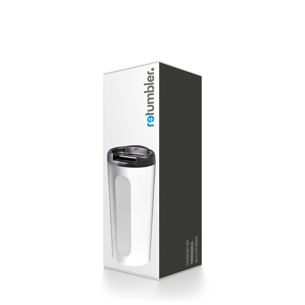 Thermo mug FLORENZ - white