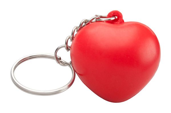 Antistress Ball With Keyring Silene - Red