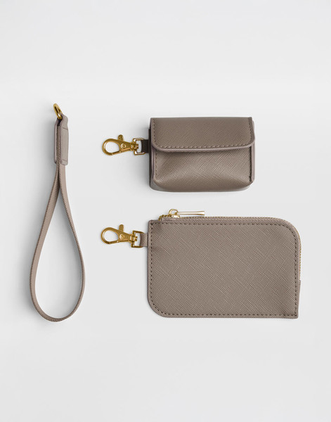 Boutique Pouch Wristlet - Oyster / ONE SIZE