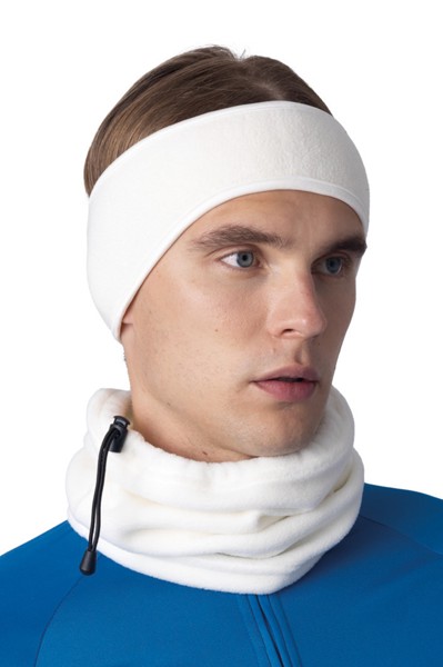 Polar Fleece Headband - White