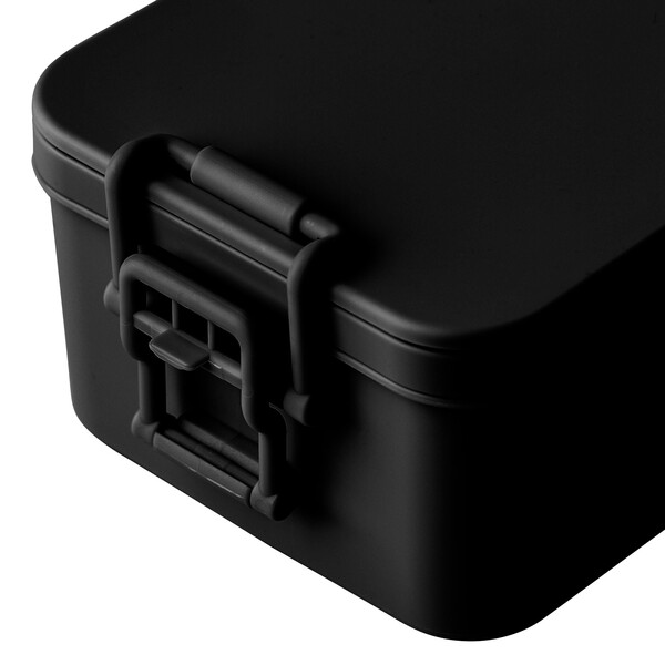 PP two-layer lunchbox Siena - Black