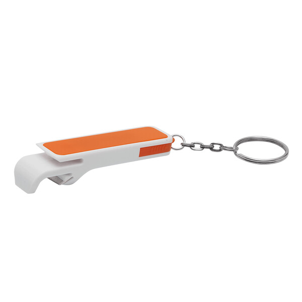 Key Chain Double Open - Orange / White