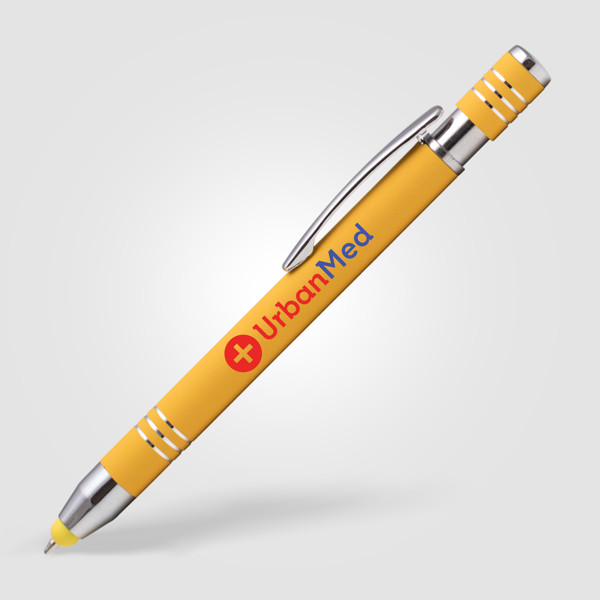 Morrison Softy Stylus Pen - Yellow / 4 Color inkjet
