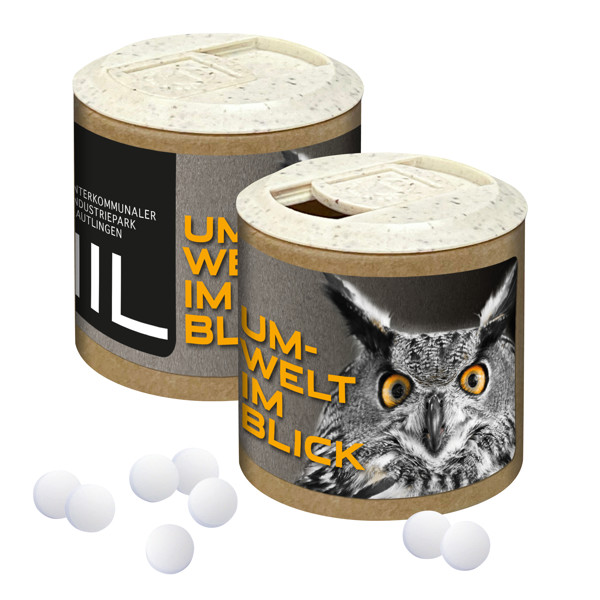 Paper Promo Tin With Peppermint Pastilles