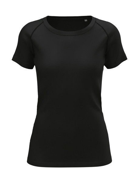Seamless Sports-T For Women - Black Opal / L