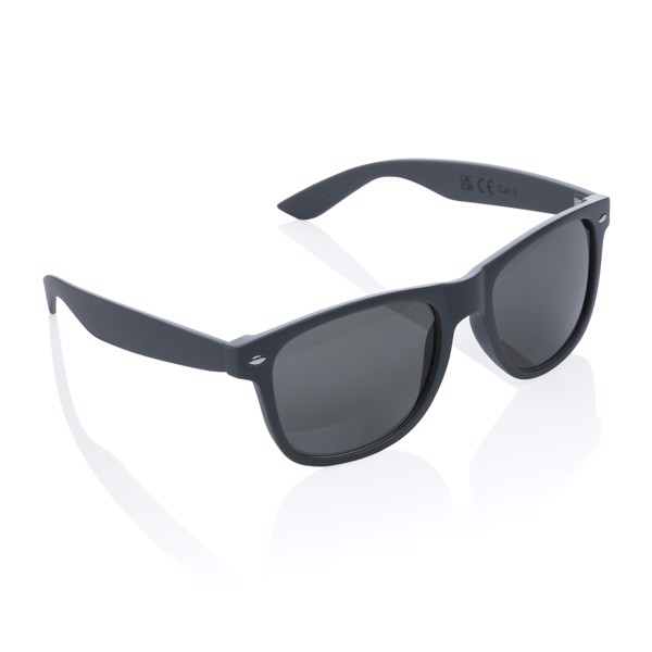 GRS recycled PC plastic sunglasses - Grey