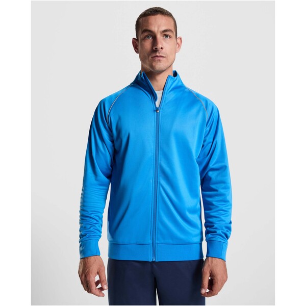 Valier full zip men's sweatshirt - Pink Fluor / M