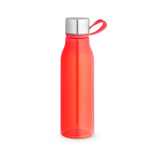 SENNA. Bouteille en PET recyclé (100 % rPET) avec une finition brillante translucide - Rouge