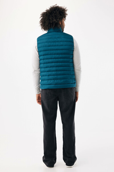 Pánská vesta IQONIQ Meru z recykl. polyesteru - Dark Teal / XL