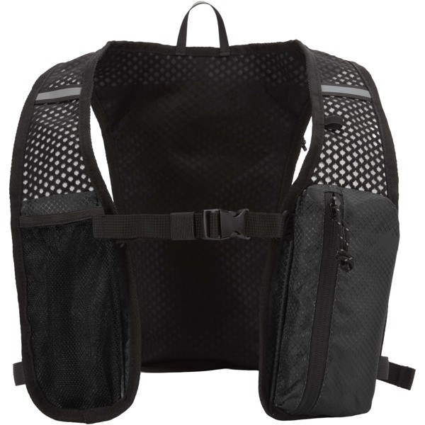 Nomad GRS recycled running vest hydration pack 5L - Solid Black