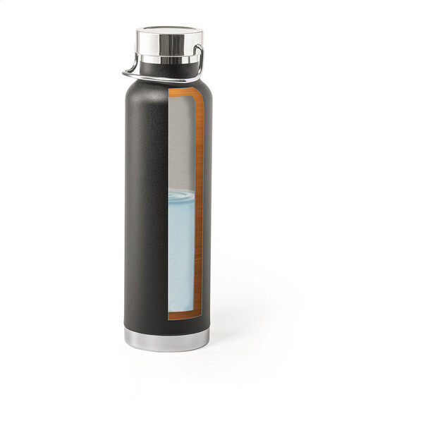 Copper Insulated Bottle Cuppar - Black