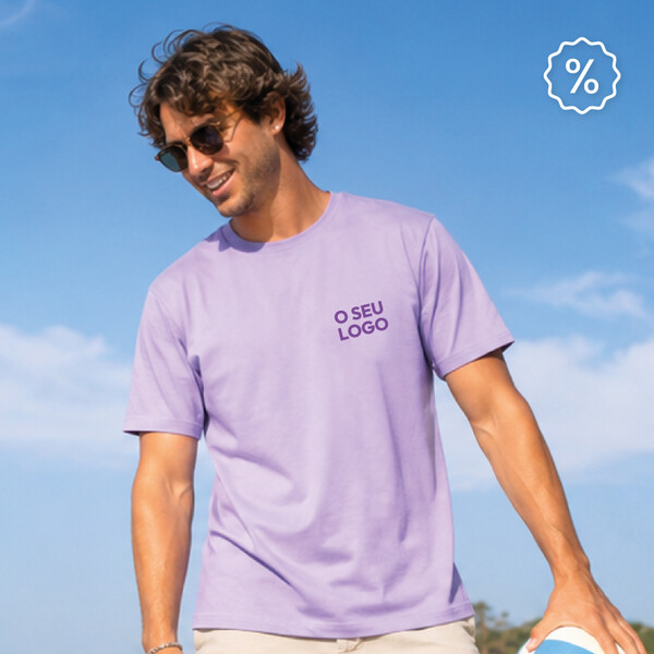 T-shirt de Algodão Cor