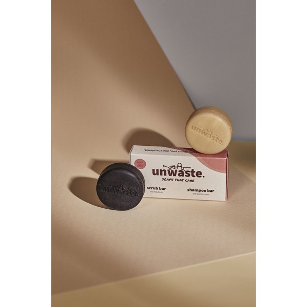 Unwaste Duopack Scrub &amp; Shampoo bar