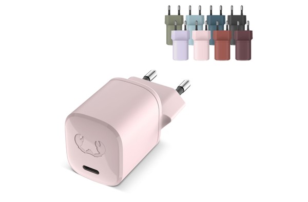 2WC20 I Fresh &amp; Rebel USB-C Mini Charger USB-C PD // 20W - Pastel blauw