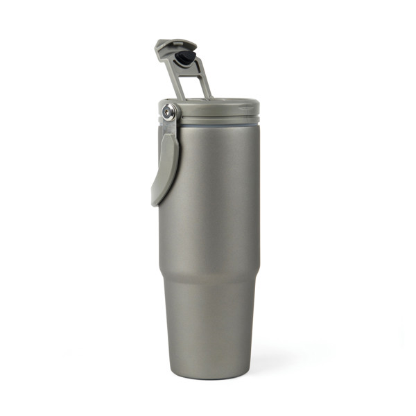 Termolahev VINGA Eos z RCS recykl. nerezové oceli 880ml - Šedá / Šedá