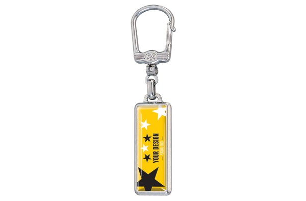 Keyring metal, rectangle