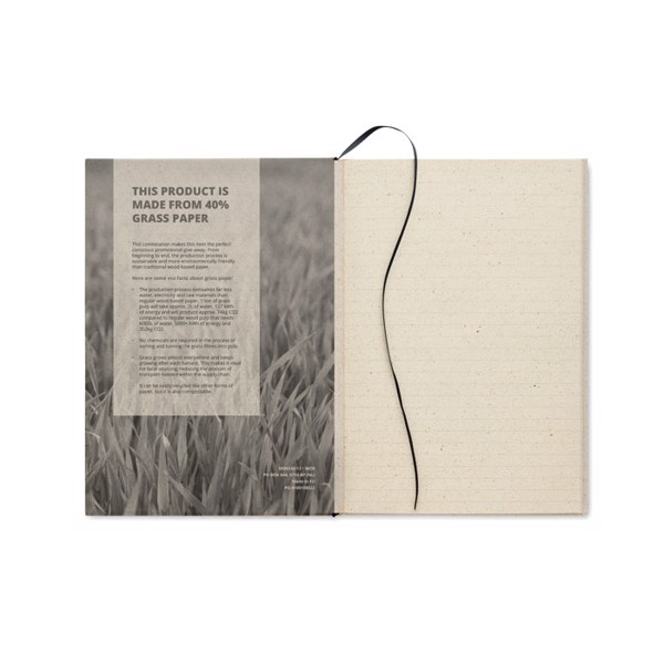 A5 grass notebook 80 lined Grass Notes