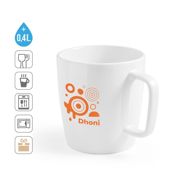 DHONI WHITE. Keramični lonček 450 ml