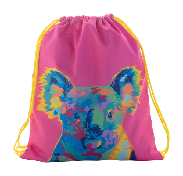 Sac piscine personnalisé pour enfants CreaDraw Kids - Jaune / Blanc