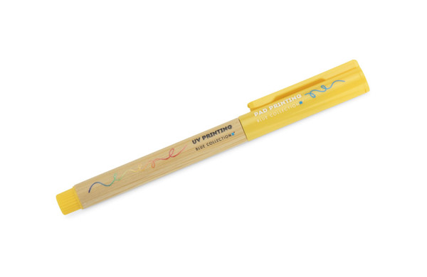 Bamboo pen TUFI - yellow