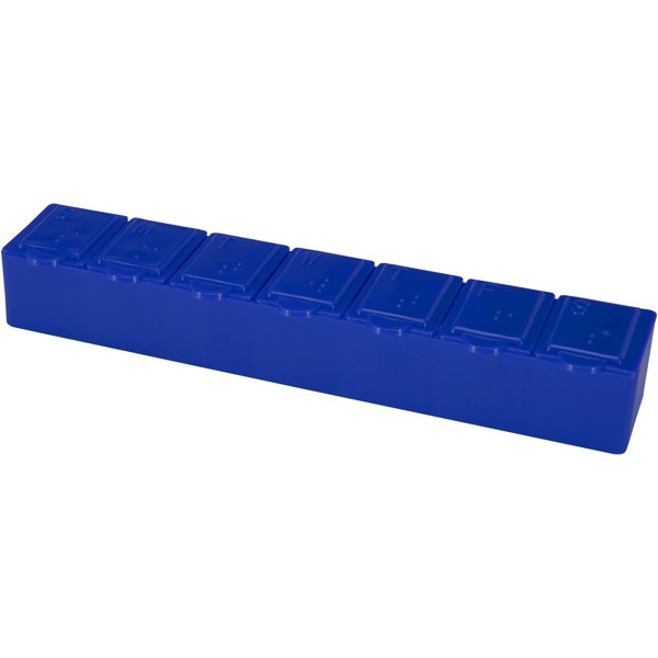 Pilulier semainier multi-vitamines Dose - Bleu