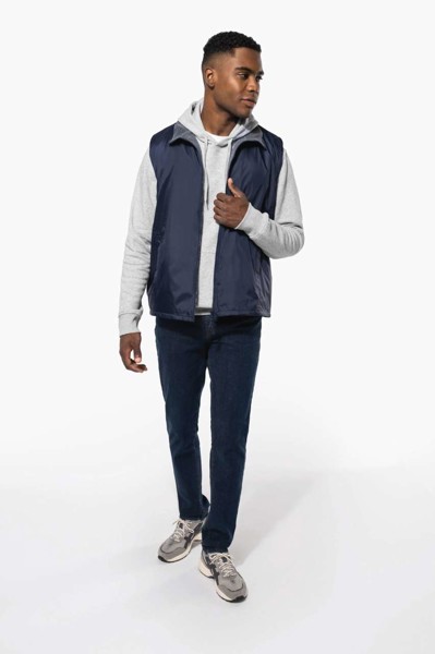 Record - Fleece Lined Bodywarmer - Dark Grey / Black / XL