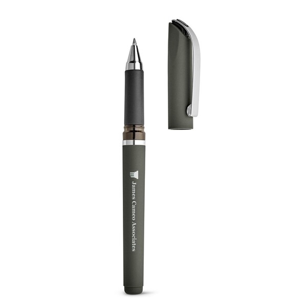 BOLT. Ball pen in ABS with metal clip - Grey