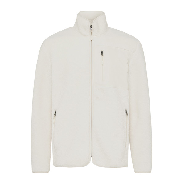 Iqoniq Diran recycled polyester pile fleece jacket - Natural / L
