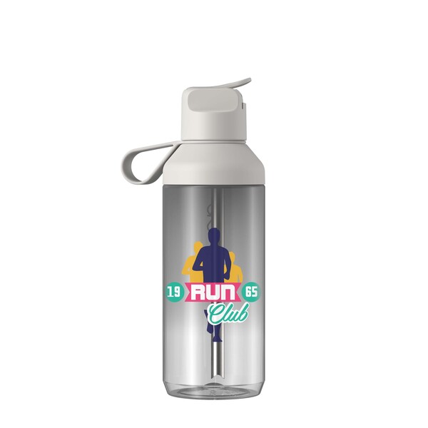 Ocean Bottle GO Clear 710 ml water bottle - Rock Grey