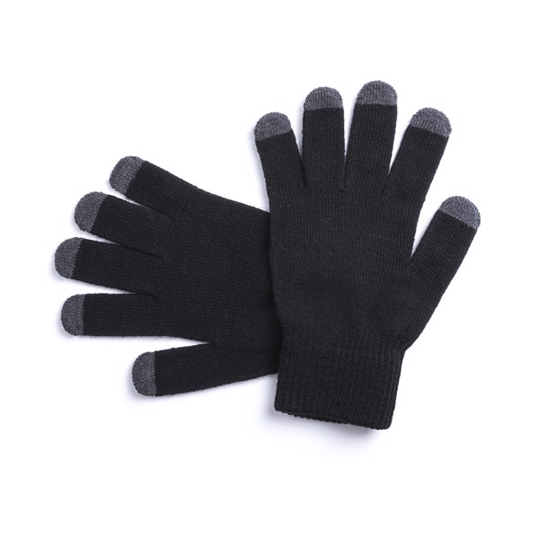 Touchscreen Gloves Tellar - Black / Grey