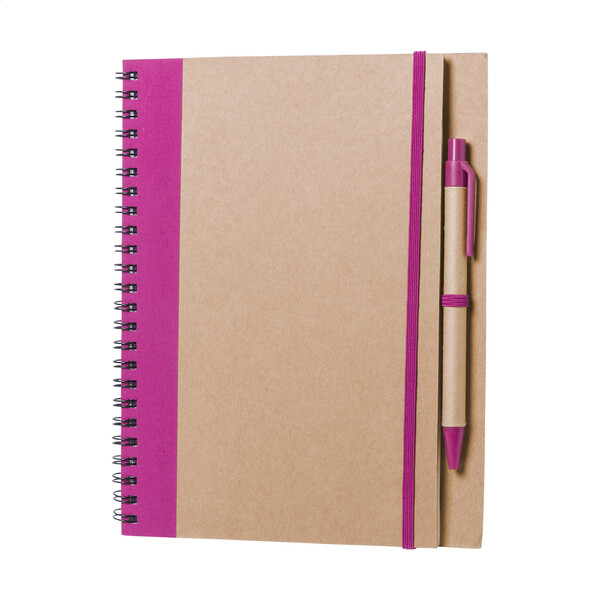 Notebook Platanus A5 - Pink / Natural