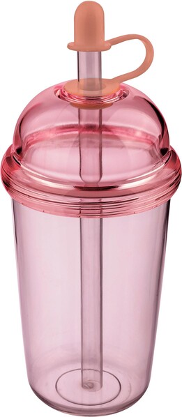 Travel drinking mug 500 ml Glow - pink