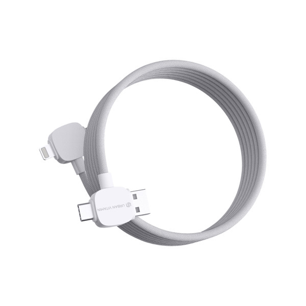 Urban Vitamin Stockton magnetski kabel 65W od RCS RTPE/RPET materijala - Bijela
