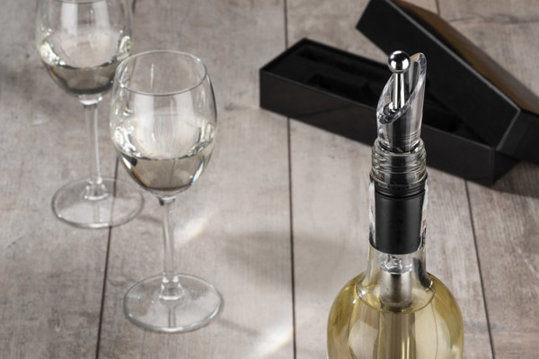 Wine chiller with pourer BLANC