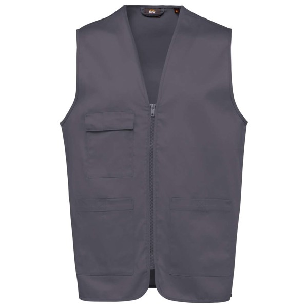 Unisex Polycotton Multi-Pocket Vest - S