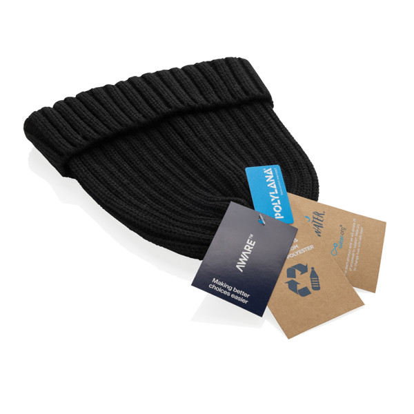 Kennedi AWARE™ Polylana® Beanie - Schwarz