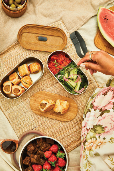 Black+Blum Stainless Steel Double Bento Box