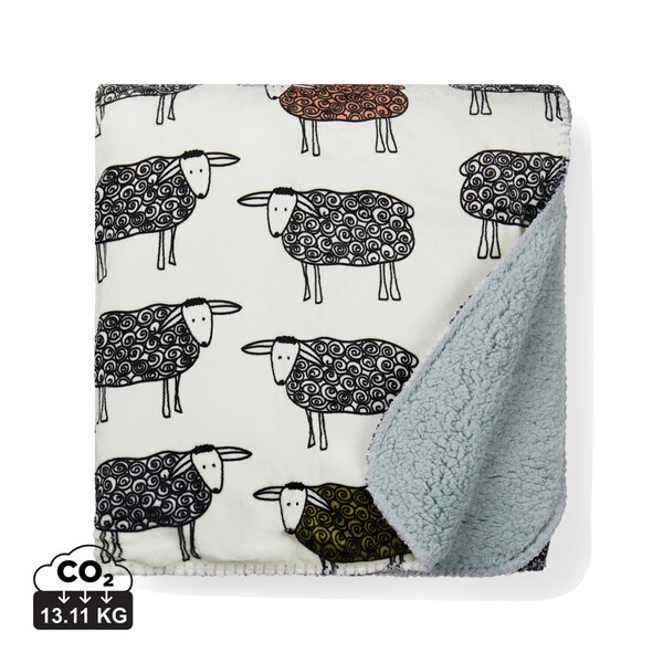 Vinga sherpa blanket 170x130 cm, 500 gsm, recycled PET