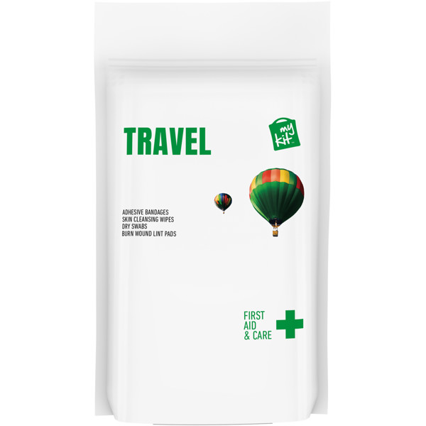 MyKit Travel First Aid Kit with paper pouch - White