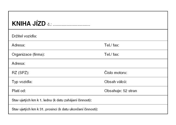 Kniha Jízd A6,Maxi/Fir.A Sou.Voz.,Obou