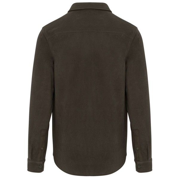 Gornja košulja s podstavom od flisa - Tamno Khaki / 4XL