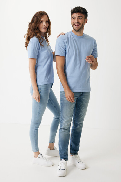 Iqoniq Sierra Lightweight T-Shirt aus recycelter Baumwolle - Sky Blue / XXL