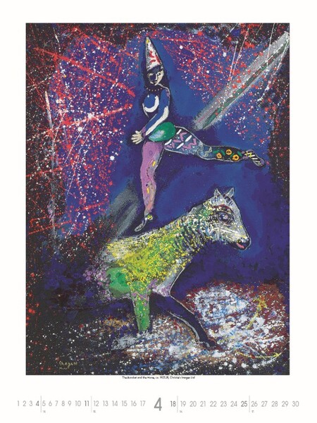 Nástenný Kalendár Marc Chagall 2027