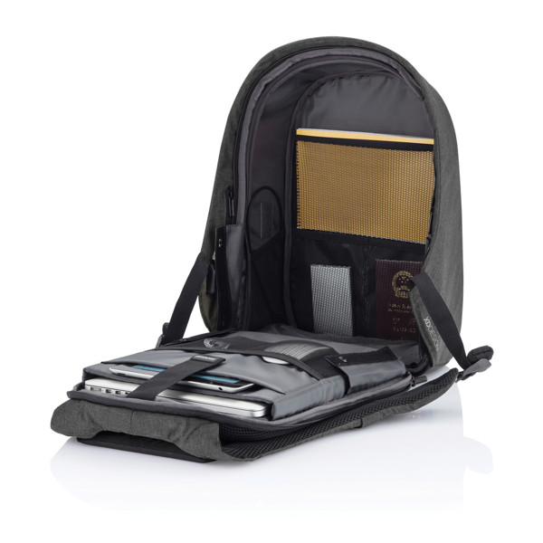 Xd Design Bobby Hero XL backpack, USB, 17'' laptop - Grey / Grey