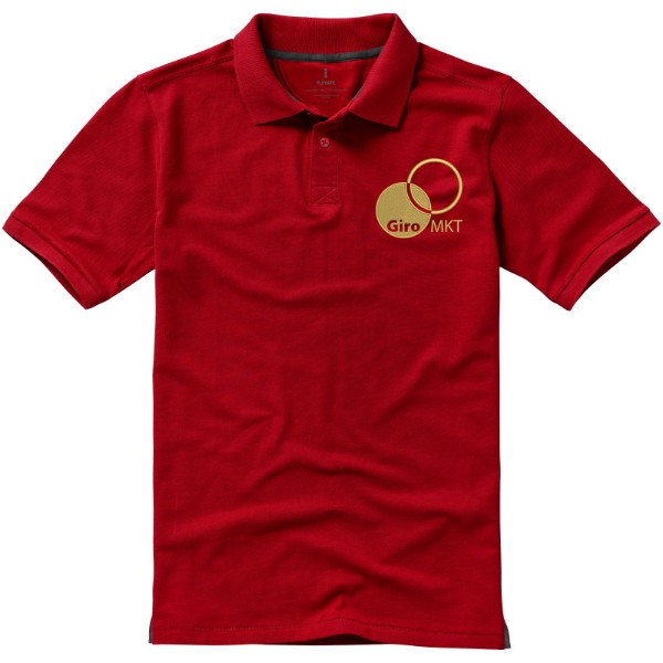 Polo de manga curta para homem de 200 g/m² Calgary - Vermelho / L