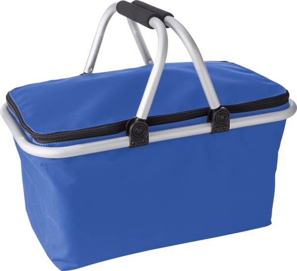 Polyester (320-330 gr/m²) shopping basket. - Cobalt Blue