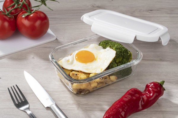 Glass food container LASO 500 ml