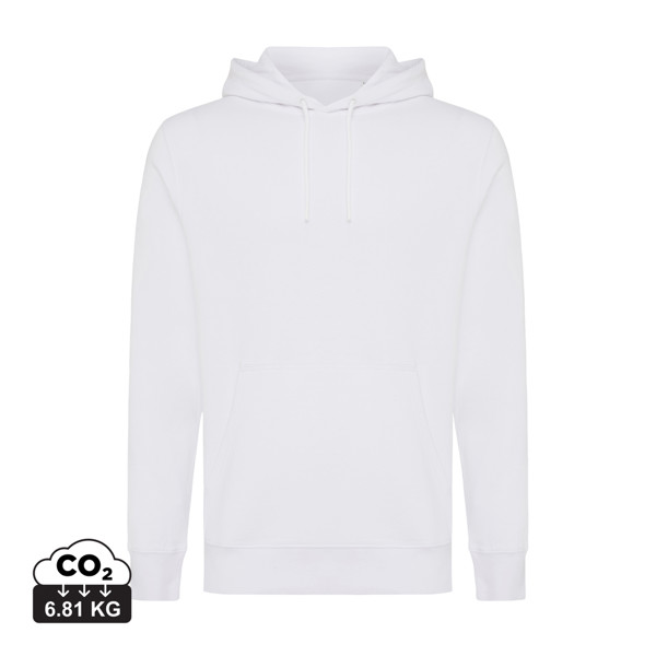 Iqoniq Rila lightweight recycled cotton hoodie Recycled White M